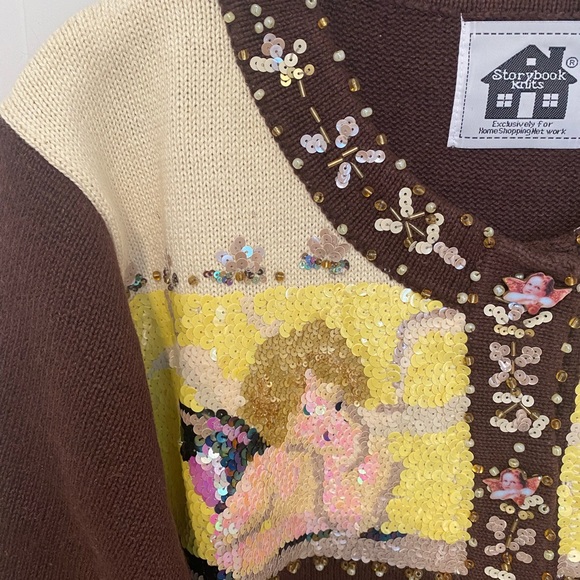 Storybook Knits Cardigan Sweater with Cherubs L
NWT - Picture 6 of 16